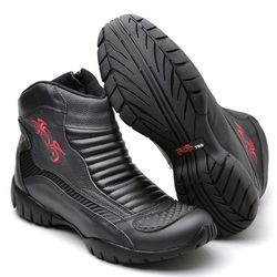 Bota Coturno Masculino Cano Curto Motociclista - GH CALÇADOS