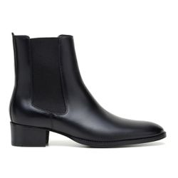 Bota Genova Chelsea Masculina Cano Alto Preta - TS... - GIANNO