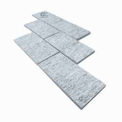 Pedra madeira serrada branca com 0,5m² 19 Peças 11... - Plaza Revestimentos 