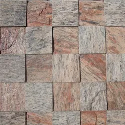 Pedra Madeira Serrada Rosa Amarrado com 0,5m² 11,5... - Plaza Revestimentos 