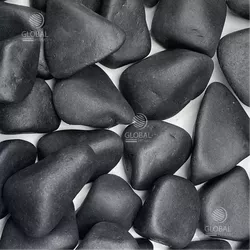 Seixo Preto Importado n2 - 20kg - Plaza Revestimentos 