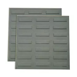 Piso Rampa Filete Cinza 30,7x30,7cm Caixa com 0,47... - Plaza Revestimentos 