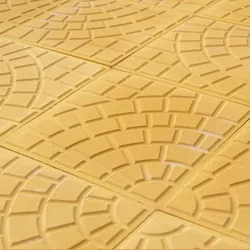 Piso Ladrilho Hidráulico Firenze Amarelo 30,7x30,7... - Plaza Revestimentos 