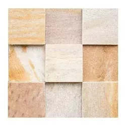  Pedra São Tomé Serrada Mesclada - 10 X 10cm - PEDRAS BRASIL