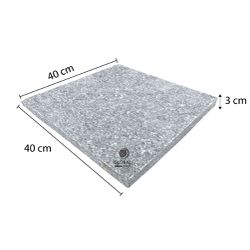 Pedra Miracema Serrada 40 x 40cm - PEDRAS BRASIL