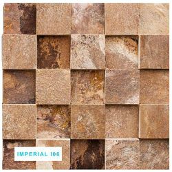 Mosaico Pedra Natural L06 30X30 Ferrugem - GLOBAL PEDRAS