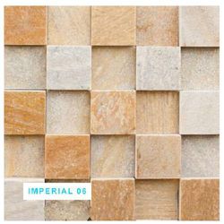 Mosaico Pedra Natural Imperial 06 30x30 Mesclado - GLOBAL PEDRAS