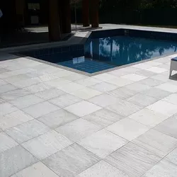 Pedra Para Piscina São Tomé Branca - 57 X 57cm - GLOBAL PEDRAS