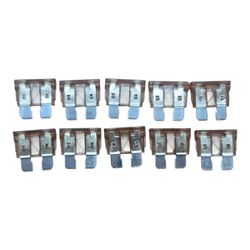 Kit 10 Fusíveis Lâmina Universal 7.5 Amperes Marro... - GNVWEB