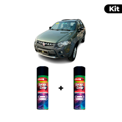 KIT SPRAY AUTOMOTIVO - VERDE SAVAGE 2005/09 POL + ... - Gon Tintas