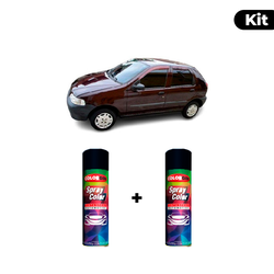 KIT SPRAY AUTOMOTIVO - VERMELHO FIRENZE PER POL +... - Gon Tintas