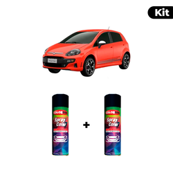KIT SPRAY AUTOMOTIVO - VERMELHO MODENA 05/09 POL +... - Gon Tintas