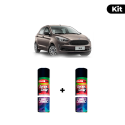 KIT SPRAY AUTOMOTIVO - CINZA COPENHAGEN 2018 POL +... - Gon Tintas