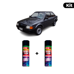 KIT SPRAY AUTOMOTIVO - CINZA EXECUTIVO 1989 POL + ... - Gon Tintas