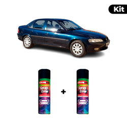 KIT SPRAY AUTOMOTIVO - AZUL ALMIRANTE PER 98 POL +... - Gon Tintas
