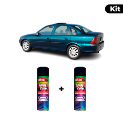 KIT SPRAY AUTOMOTIVO - AZUL ENSEADA PER 1999 POL +... - Gon Tintas