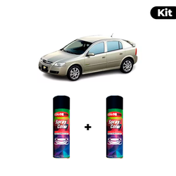 KIT SPRAY AUTOMOTIVO - BEGE ARTIO 2009 POL + VERNI... - Gon Tintas
