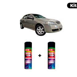 KIT SPRAY AUTOMOTIVO - CINZA ARGOS 2006 POL + VERN... - Gon Tintas