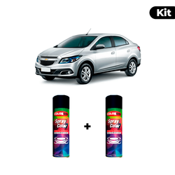 KIT SPRAY AUTOMOTIVO - PRATA ICE/SWITCHBLADE POL +... - Gon Tintas