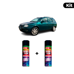 KIT SPRAY AUTOMOTIVO - VERDE REGATA PER 1999 POL +... - Gon Tintas