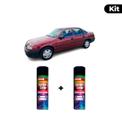 KIT SPRAY AUTOMOTIVO - VERMELHO GOYA PER 95 POL + ... - Gon Tintas