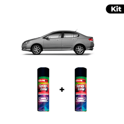 KIT SPRAY AUTOMOTIVO - MAGNESIUM 2004 POL + VERNIZ... - Gon Tintas