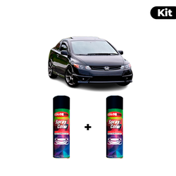 KIT SPRAY AUTOMOTIVO - NIGHTHAWK BLACK PEARL POL +... - Gon Tintas