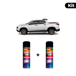 KIT SPRAY AUTOMOTIVO - BRANCO AMBIENTE 2016 POL + ... - Gon Tintas