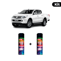 KIT SPRAY AUTOMOTIVO - BRANCO ALPINO 2010/13 POL +... - Gon Tintas