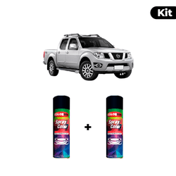 KIT SPRAY AUTOMOTIVO - PRATA BREZZE 2009/10 POL + ... - Gon Tintas