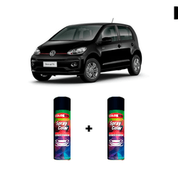 KIT SPRAY AUTOMOTIVO - PRETO PERLA PER 2007 POL + ... - Gon Tintas