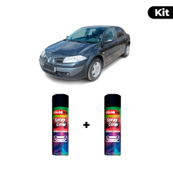 KIT SPRAY AUTOMOTIVO - GRIS ECLIPSE 2002/03 POL + ... - Gon Tintas