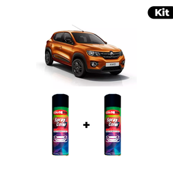 KIT SPRAY AUTOMOTIVO - LARANJA OCRE PER 2017 POL +... - Gon Tintas