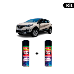 KIT SPRAY AUTOMOTIVO - MARFIM LISO 2013/17 POL + V... - Gon Tintas