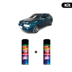 KIT SPRAY AUTOMOTIVO - VERDE BALI PER 1997 POL + V... - Gon Tintas