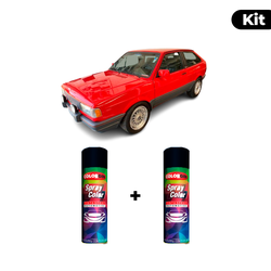 KIT SPRAY AUTOMOTIVO - VERMELHO SPORT 1993 POL + V... - Gon Tintas