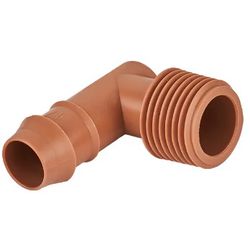 Joelho adaptador ½” macho x Ø17mm - 1482 - GOTA CERTA IRRIGAÇÃO