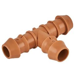 Tê ranhurado Ø 17mm - 768 - GOTA CERTA IRRIGAÇÃO