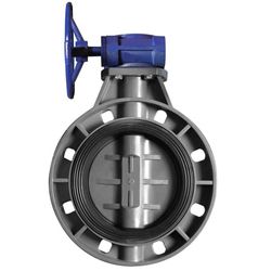 Válvula Borboleta PVC-U 8” - Com Volante - 3044 - GOTA CERTA IRRIGAÇÃO