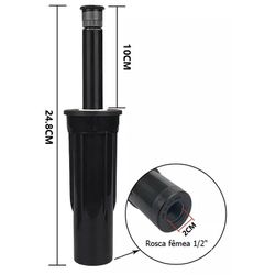 Aspersor spray Pop-up - ½” Escamoteável (10 cm) - 305 - GOTA CERTA IRRIGAÇÃO