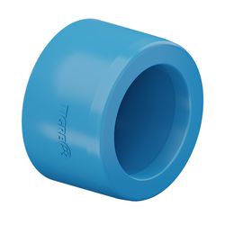 Bucha de redução Curta 75mmx 50mm em PVC Azul - 512 - GOTA CERTA IRRIGAÇÃO
