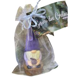 Gnomo dos Cristais - Ametista - Gotas de Luz & Energia Divina