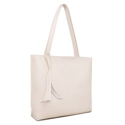Bolsa Sacola Elisa Super espaçosa Marfim - 45528-GC - GOUVEIA COSTA
