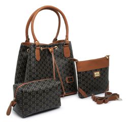 Conjunto 3 Peças estampada Bolsa Saco grande + Bol... - GOUVEIA COSTA