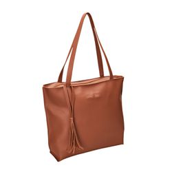 Bolsa Sacola Elisa Super espaçosa Caramelo - 456484-GC - GOUVEIA COSTA