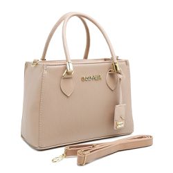 Bolsa Luxo Feminina Nude Baú Alça de Mão e Transve... - GOUVEIA COSTA