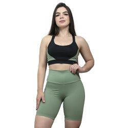 Conjunto Short liso e top Malva - CNJ SH/TOP MALVA - GRATIA FITNESS
