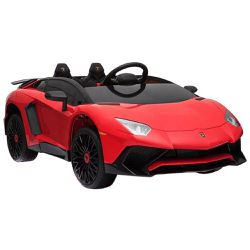 Carrinho Elétrico Lamborghini Aventador Vermelho 1... - GREGÓRIO PATINETES