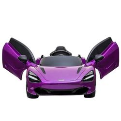 Carrinho Elétrico McLaren 720S Roxa 12v - GREGÓRIO PATINETES