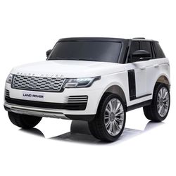 Carrinho Elétrico Land Rover 12v Branco - GREGÓRIO PATINETES